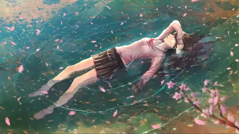 Girl in Water Live Wallpapers