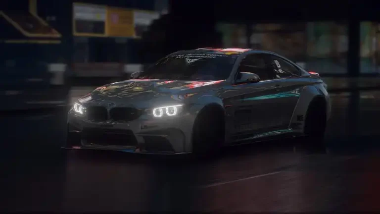 BMW M4 City Night Ride Live Wallpaper