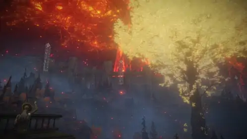 Burning Tree Live Wallpaper