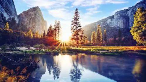 Sunset Mountain Live Wallpaper