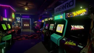 Retro Arcade Room Live Wallpaper