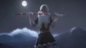 Girl With Katana 4K Live Wallpaper