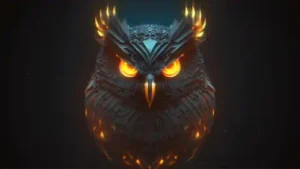 Flame Owl Live Wallpaper