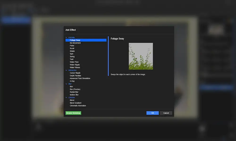 Wallpaper Engine Software 6 effects