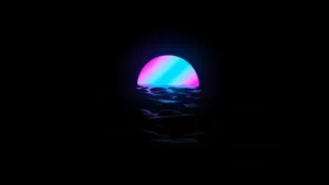 Colorful Sphere in The Water Live Wallpaper