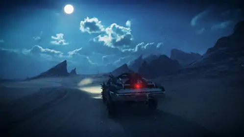 4K Mad Max Under Moonlight Live Wallpaper